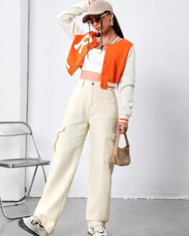 Little Wish 6 Pocket Utility Jeans for Women