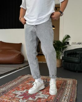 Men's Vintage Washed High Street Denim Jeans