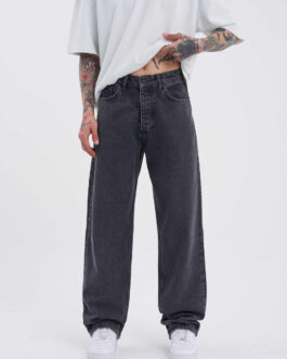 Men's Wide Leg Loose Fit Denim Jeans
