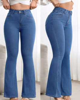 Little Wish Modern Bootcut Denim Jeans for Women