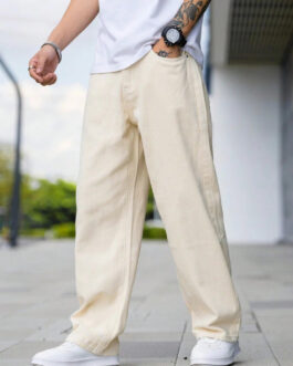 Men's Wide Leg Straight Fit Jeans