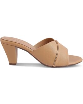 The Witty Beige Women's Dress Block Heel Sandals Little Wish