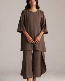 Rain Drum Brown Co-ord Set
