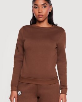 Brooklyn Fleece Crew Neck Pullover Sweatshirt