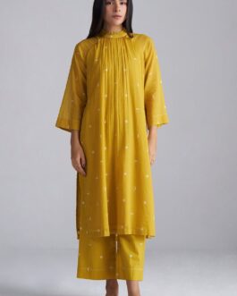 Nugget Gold Yellow Mul-Mul Co-ord Set