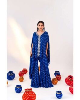 Little Wish Jacket Kaftan With Sharara Pant (Set of 2)