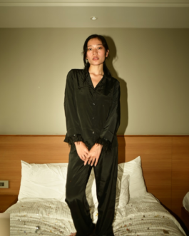 Miss Matched- Black Fur Set