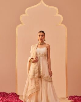 Daisy Ivory Kurta Garara Set
