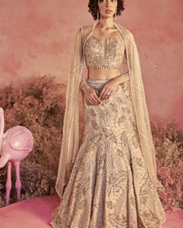 Gold Mermaid Bridal Lehenga