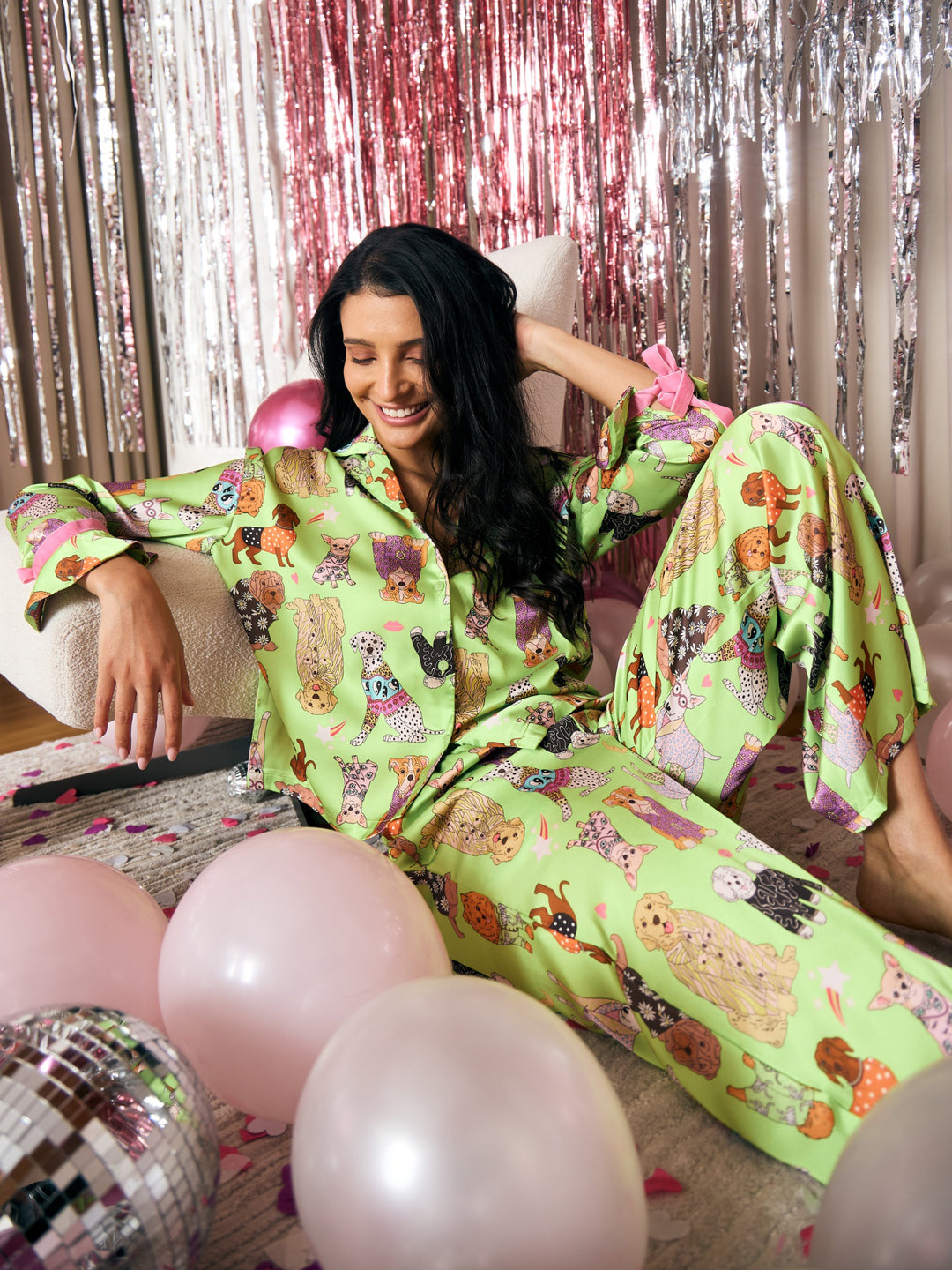 Paw Charm Palazzo Set