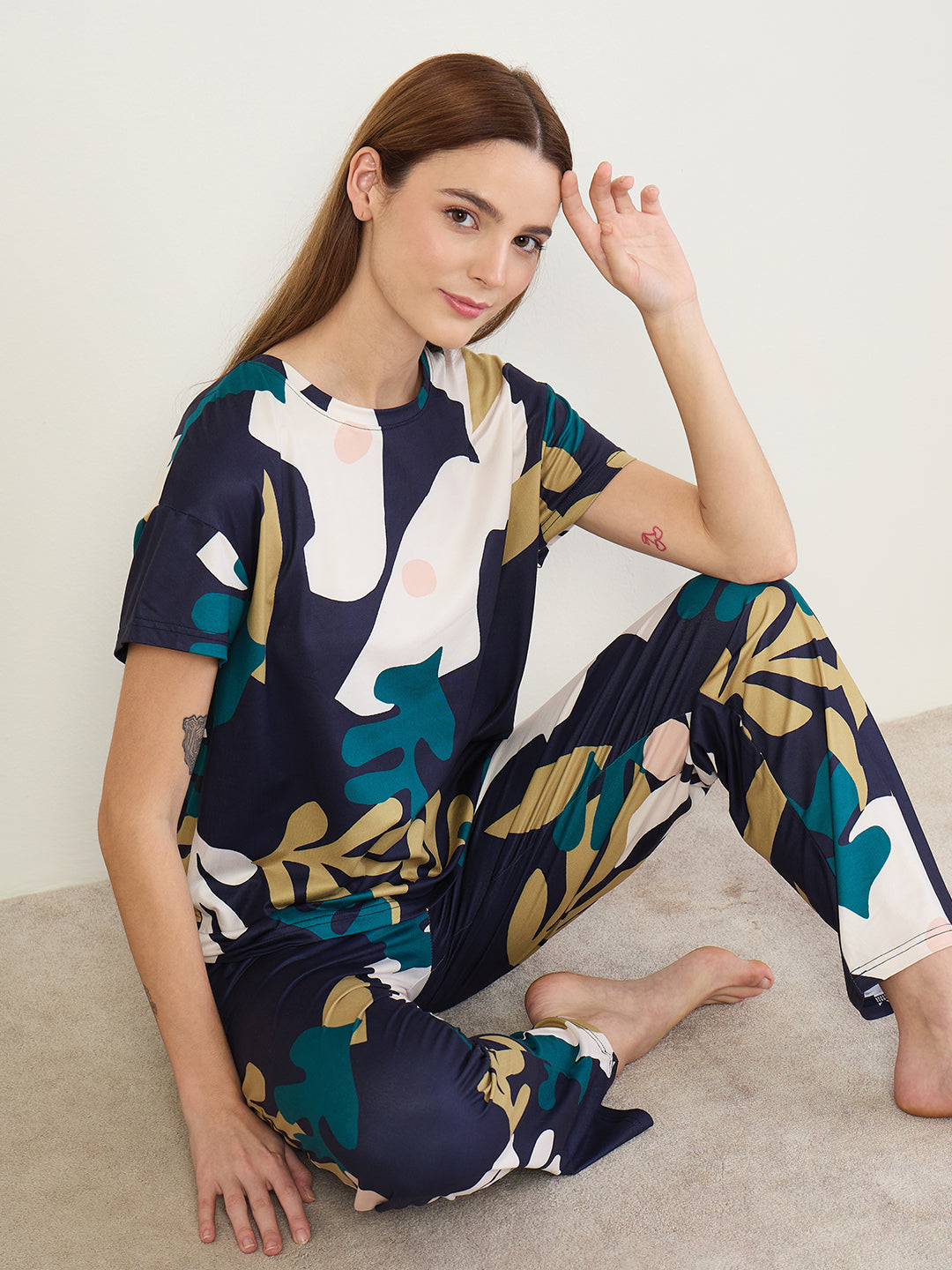 Abstract Bloom Pyjama Set