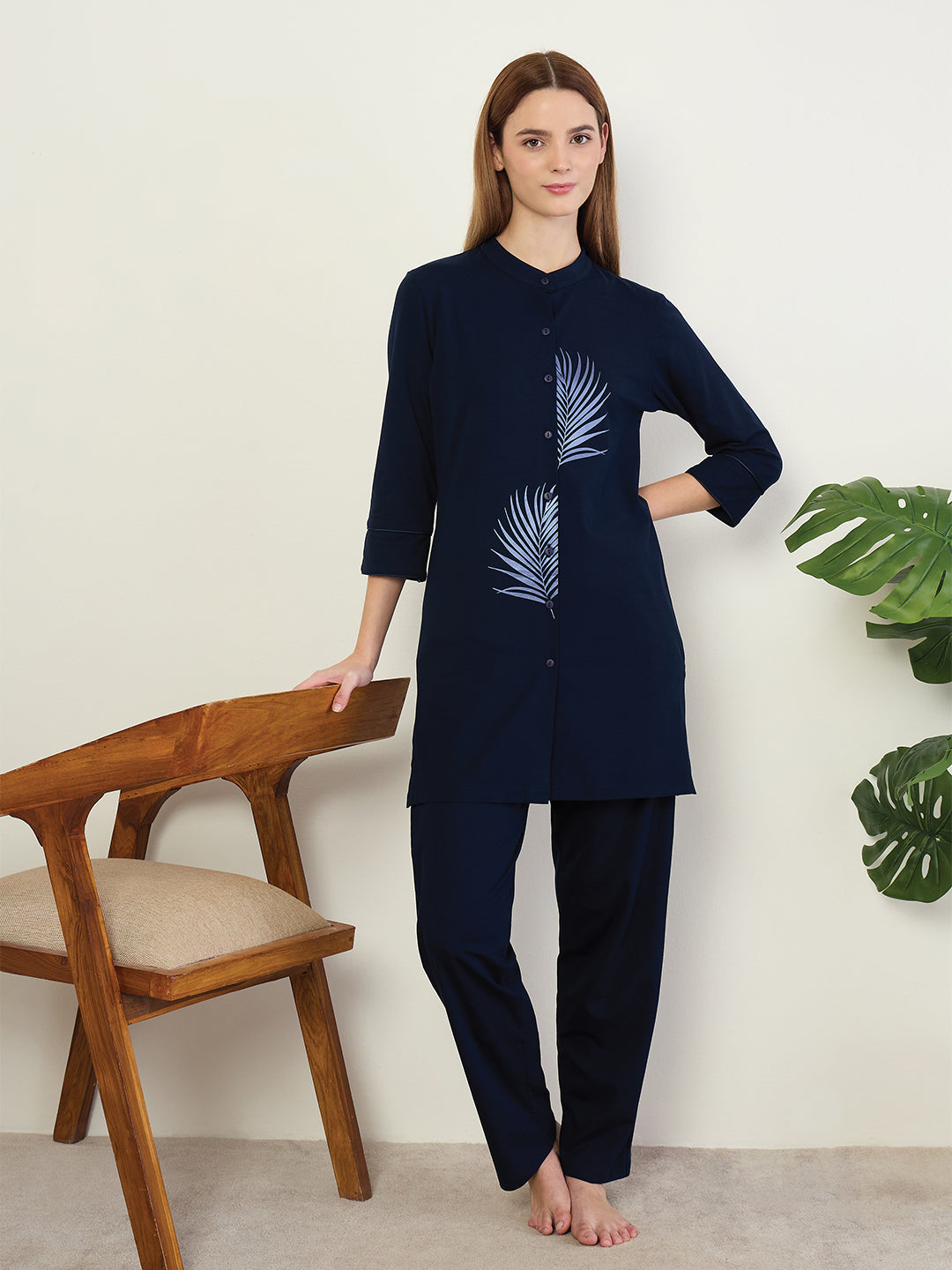 Leaf Edge Pyjama Set