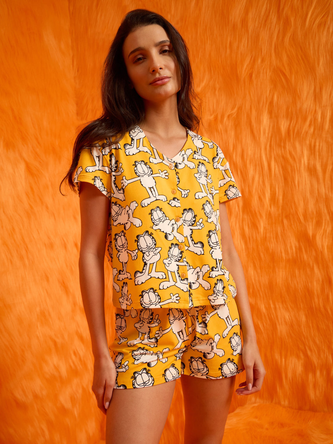 Garfield Nap Boss Short Set