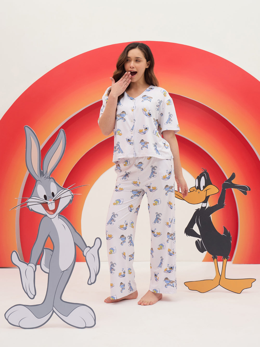 Looney Tunes Bunny Soft Wide Pyjama Set