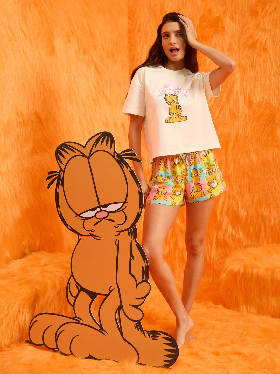 Garfield AM Attitude Short Set
