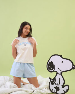 Snoopy Lazy Club Short Set