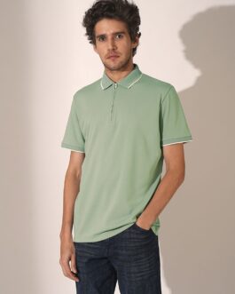 Green Regular Fit Polo