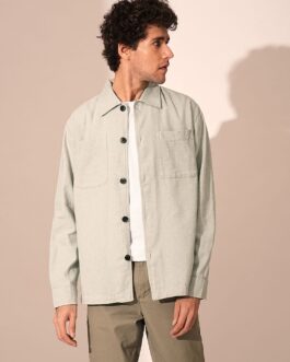 Green Organic Cotton Shacket