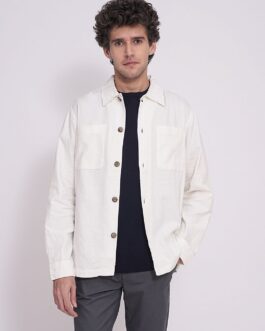 White Organic Cotton Shacket