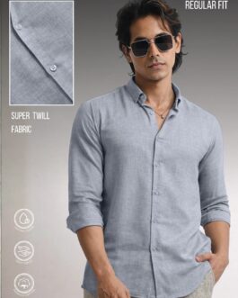 Super Twill Light Blue Full Sleeve Shirt
