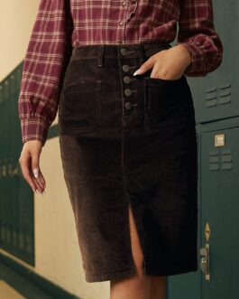Buttoned Up & Brilliant Skirt