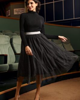 Time Capsule Tulle Midi Skirt