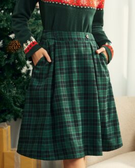Evergreen Outing Midi Skirt