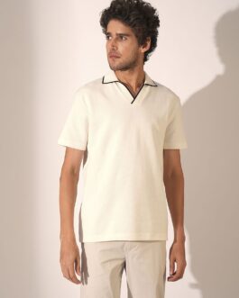 Off-White Organic Cotton Polo