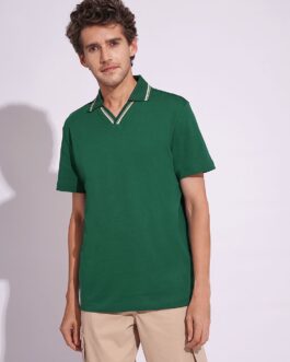 Green Organic Cotton Polo