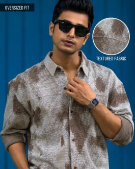 Shadow Play Brown Full Sleeve Shirt