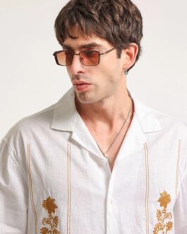 Embroidery White Shirt