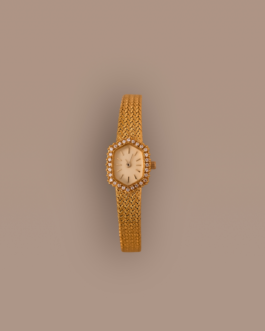 Woven Mesh Pave Timepiece