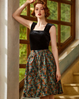 More Than Charming Brocade Skirt