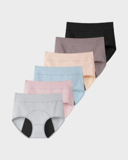 360? Leak-Proof High-Waist Period Underwear (6 Pack)