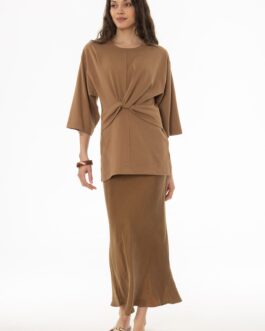 Bronze Slip Skirt