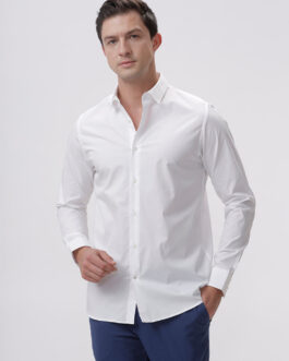 Slim Fit Casual Plain Shirt