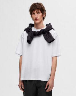 White O-Neck Relaxed Fit T-shirt