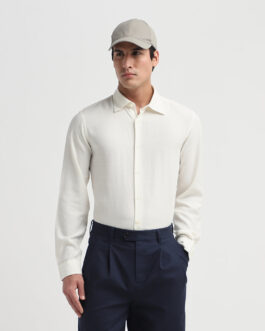 Charlie Tencel Slub Shirt - Off-White