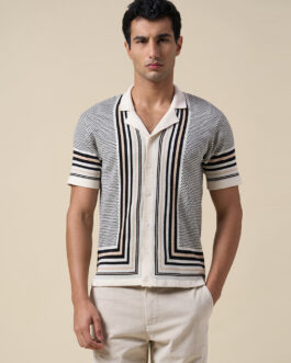 Cotton Knitted Polo Shirt