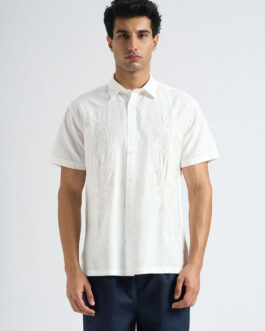 Viscose Blend Embroidered Shirt