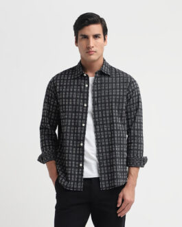 Organic Cotton Dobby Check Shirt