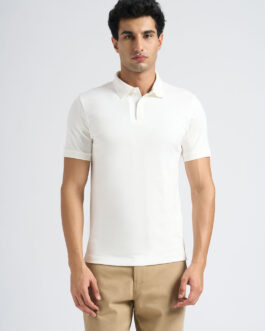 Cotton Logo Text Polo