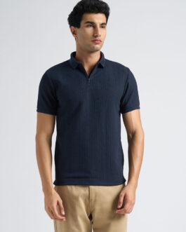 Textured Jacquard Polo