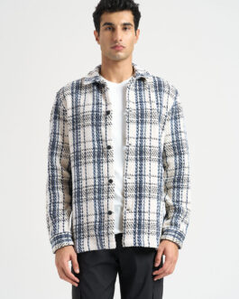 White Check Overshirt