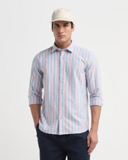 Striped Cotton Oxford Shirt