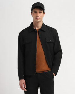 Black Regular Fit Overshirt