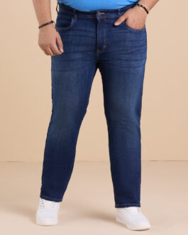 Plus Size Mid Blue Kevin Fit Stretch Jeans?