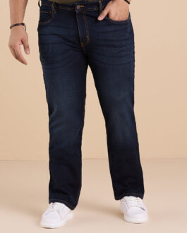 Plus Size Faded Twilight  Blue Coated Kevin Fit  Flextech Jeans?