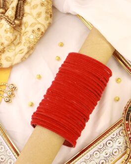 Women Zinc Alloy Red Bangles