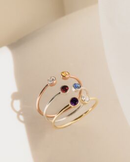 Dual Birthstone Ring